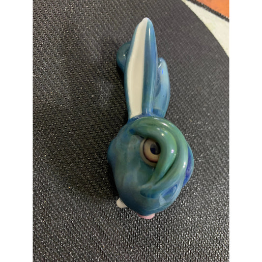 Vibe Glass 2017 (Cadet Blue) Pendant-Vibe Glass-NYC Glass