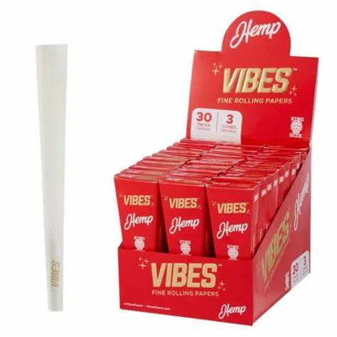 Vibes Coffin Cone King Size - 30pk Box-Vibes-Hemp Box-NYC Glass