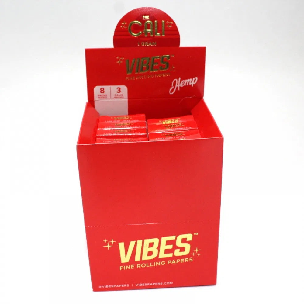 Vibes The Cali 1g Cone - 8pk Box-Vibes-Full Box - Hemp-NYC Glass