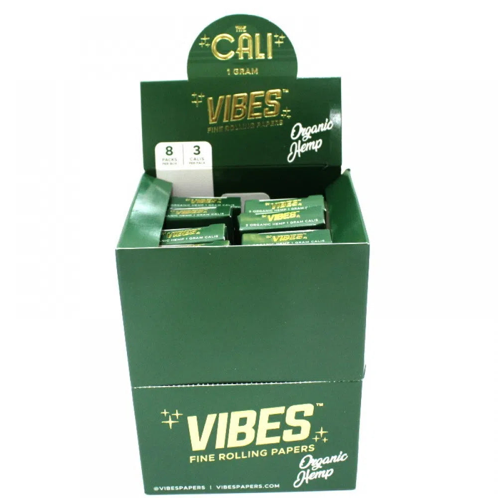 Vibes The Cali 1g Cone - 8pk Box-Vibes-Full Box - Organic Hemp-NYC Glass