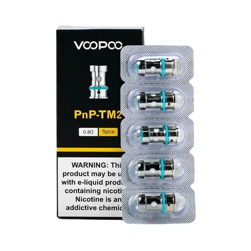 VooPoo PnP Replacements Coils-VooPoo Coils-VooPoo-TM2 0.8ohm 5pk-NYC Glass