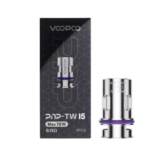 VooPoo PnP Replacements Coils-VooPoo Coils-VooPoo-TW15 0.15ohm 5pk-NYC Glass