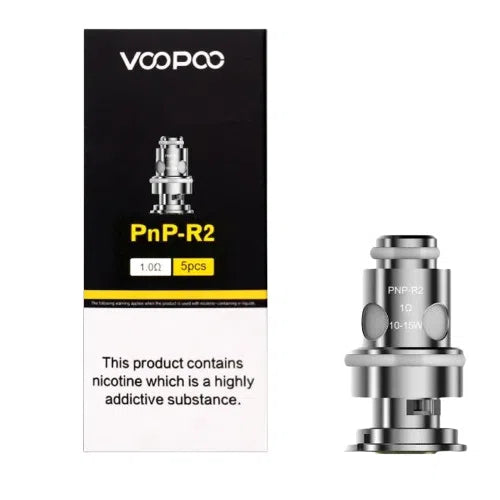 VooPoo PnP Replacements Coils-VooPoo-R2 1.0ohm 5pk-NYC Glass