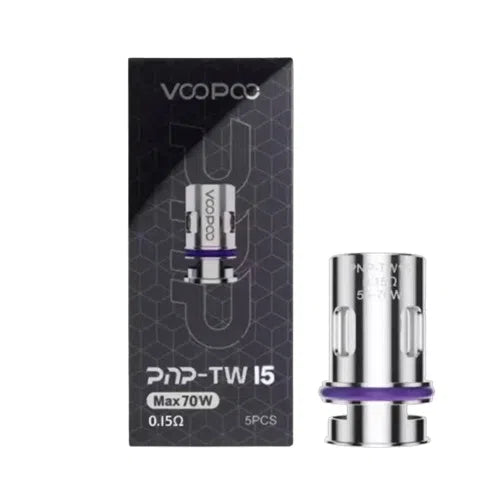 VooPoo PnP Replacements Coils-VooPoo-TW15 0.15ohm 5pk-NYC Glass