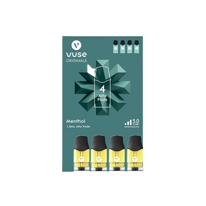 Vuse Alto Menthol Pods | 1.8%, 2.4% & 5% Nicotine | NYC Glass 718 NYC GLASS 718 Vuse Alto Menthol Pods | 1.8%, 2.4% & 5% Nicotine | NYC Glass 718 NYC GLASS 718