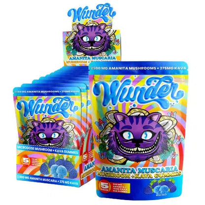Wunder Amanita Muscaria Mushroom + Kava Gummies 2500mg-Wunder-NYC Glass