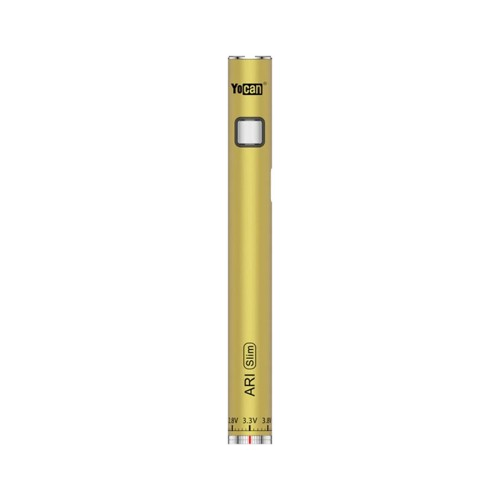 Yocan ARI Slim 510 Battery-Yocan-Gold-NYC Glass