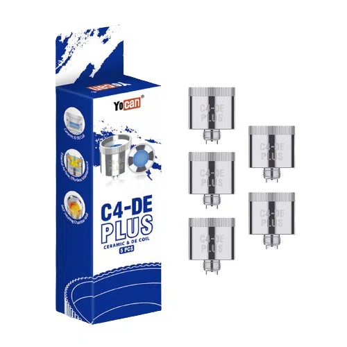 Yocan Cylo C4-DE Plus Replacement Coil 5pk-Yocan-NYC Glass
