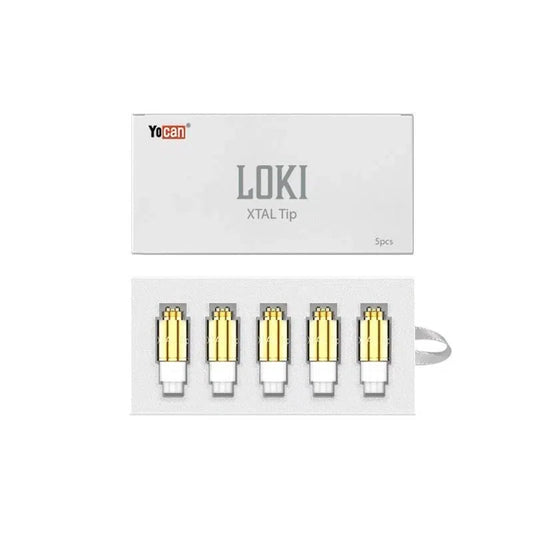 Yocan Loki and Falcon Mini Replacement XTAL Tips 5 Pack-Replacement Coils-Yocan-NYC Glass
