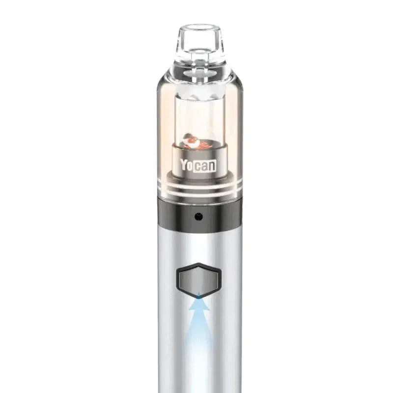 Yocan Orbit 1700mAh Variable Voltage Wax Vaporizer Kit-Yocan-Silver-NYC Glass