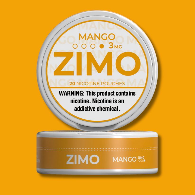 ZIMO Nicotine Pouches-Nicotine Pouches-ZIMO-Mango-3mg-NYC Glass