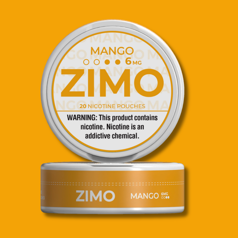 ZIMO Nicotine Pouches-Nicotine Pouches-ZIMO-Mango-6mg-NYC Glass