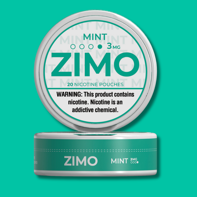 ZIMO Nicotine Pouches-Nicotine Pouches-ZIMO-Mint-3mg-NYC Glass