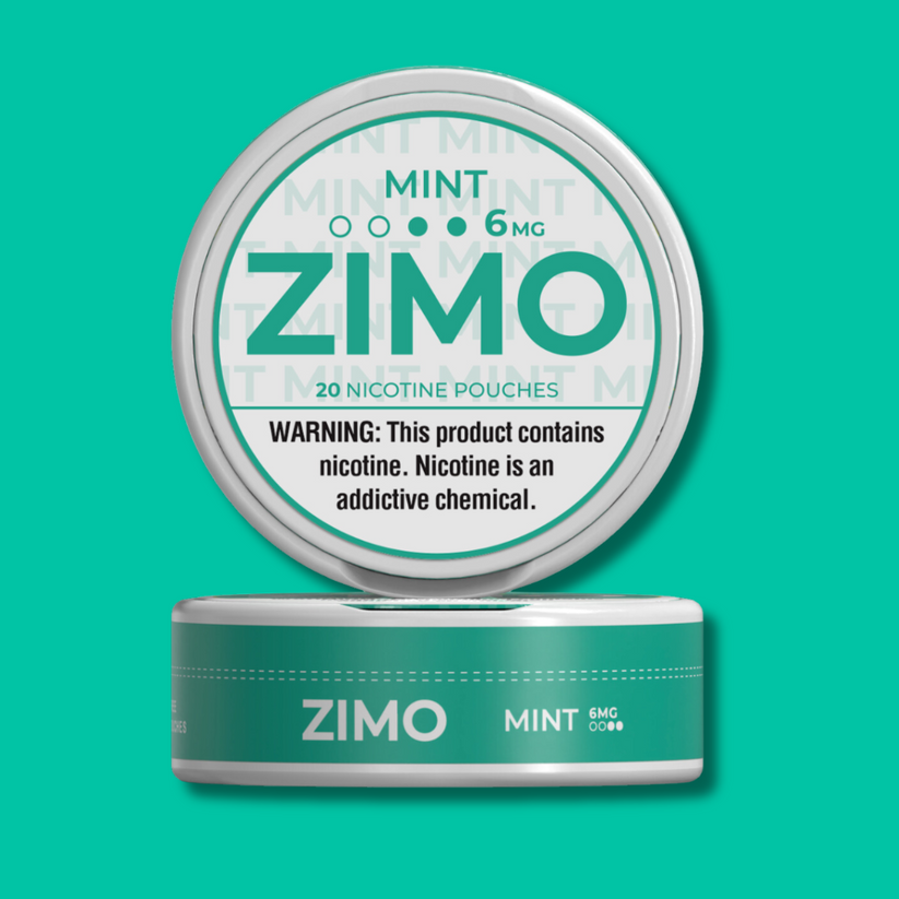 ZIMO Nicotine Pouches-Nicotine Pouches-ZIMO-Mint-6mg-NYC Glass