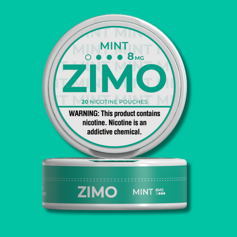 ZIMO Nicotine Pouches-Nicotine Pouches-ZIMO-Mint-8mg-NYC Glass