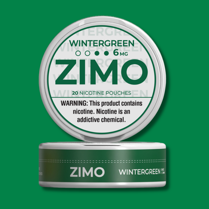 ZIMO Nicotine Pouches-Nicotine Pouches-ZIMO-Wintergreen-6mg-NYC Glass