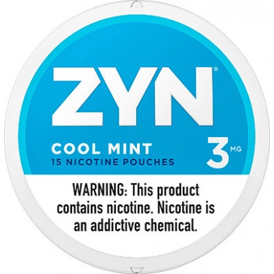 ZYN 3mg Nicotine Pouches 5pk-ZYN-Cool Mint-NYC Glass