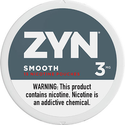 ZYN 3mg Nicotine Pouches 5pk-ZYN-Smooth-NYC Glass