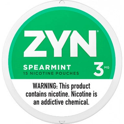 ZYN 3mg Nicotine Pouches 5pk-ZYN-Spearmint-NYC Glass