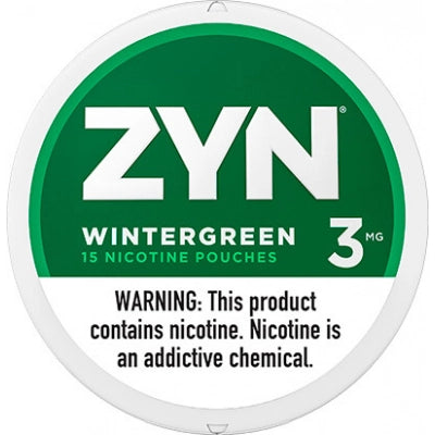 ZYN 3mg Nicotine Pouches 5pk-ZYN-Wintergreen-NYC Glass