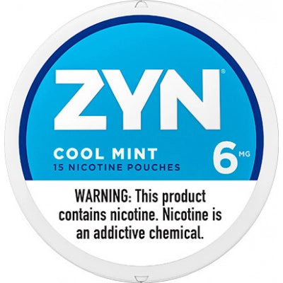 ZYN 6mg Nicotine Pouches 5pk-ZYN-Cool Mint-NYC Glass