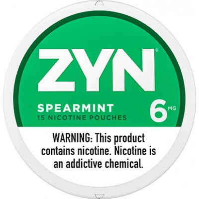 ZYN 6mg Nicotine Pouches 5pk-ZYN-Spearmint-NYC Glass