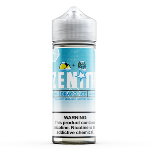 Zenith Freebase E-Juice 120ml-Zenith-Draco On Ice-0mg-NYC Glass