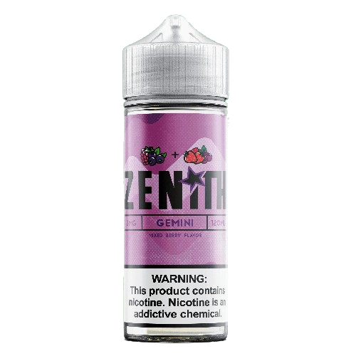 Zenith Freebase E-Juice 120ml-Zenith-Gemini-0mg-NYC Glass