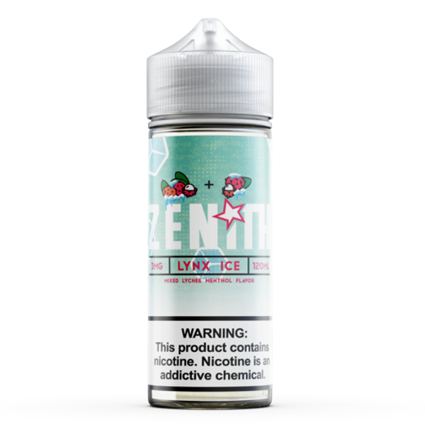 Zenith Freebase E-Juice 120ml-Zenith-Lynx Ice-0mg-NYC Glass