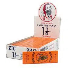 Zig Zag Orange 1 1/4 Rolling Papers - 24pk Box-Bulk Buy-Zig Zag-NYC Glass