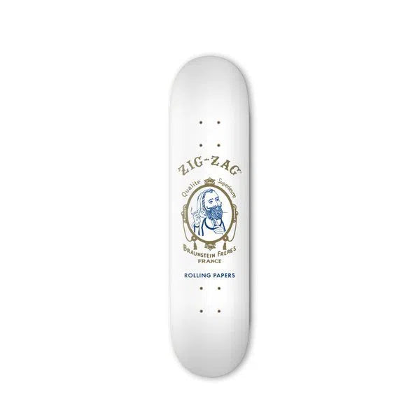 Zig Zag Skateboard Skate Deck-Zig Zag-Original White-NYC Glass