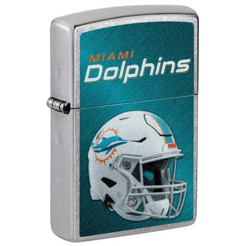 Zippo NFL Windproof Lighters-Zippo-Miami Dolphins-NYC Glass