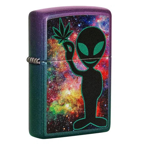 Zippo Windproof Lighters-Zippo-Alien-NYC Glass