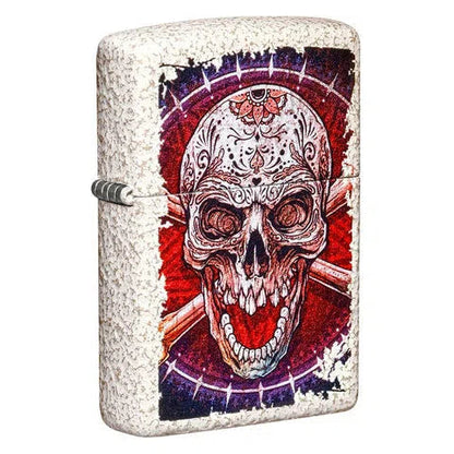 Zippo Windproof Lighters-Zippo-Skull (49181)-NYC Glass