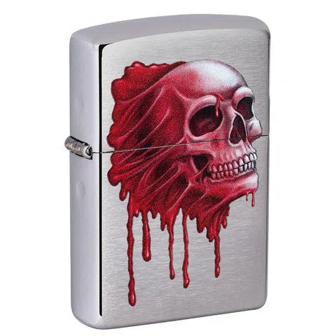 Zippo Windproof Lighters-Zippo-Skull Design-NYC Glass