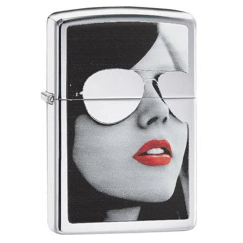 Zippo Windproof Lighters-Zippo-Sunglass Woman-NYC Glass