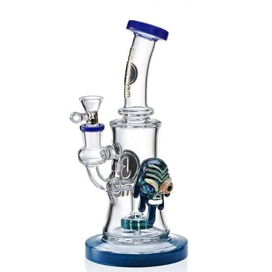 Lookah Big Mom 9.5" Funky Badass Evil Eye Showerhead Perc Glass Bong