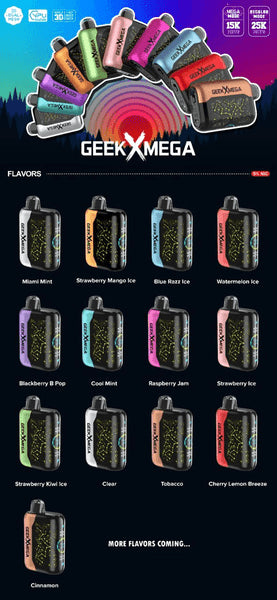 Geek Bar Mega 5% 16ml 5pk