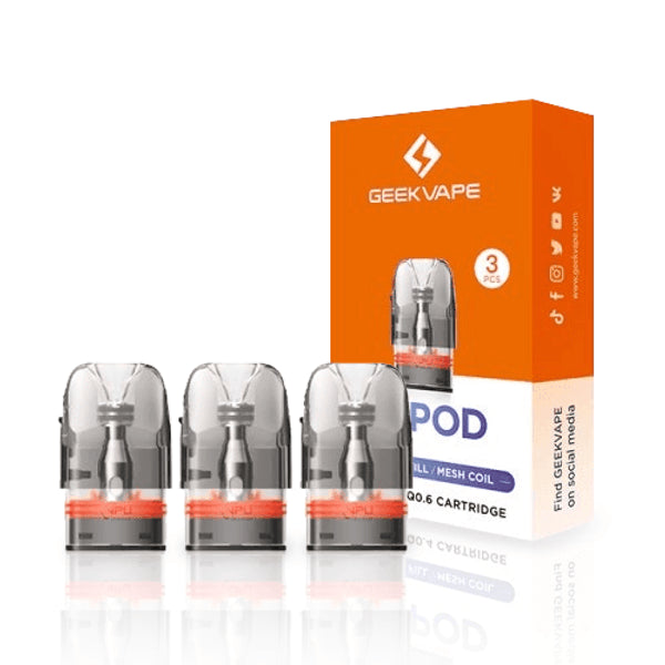 GeekVape Q Cartridge Coil Meshed 3ml 3pk