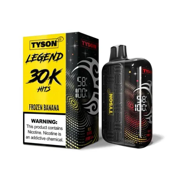 Tyson 2.0 Legend Nicotine Disposable 30,000 Puffs-Tyson-Frozen Banana-NYC Glass