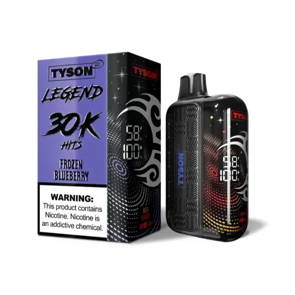 Tyson 2.0 Legend Nicotine Disposable 30,000 Puffs-Tyson-Frozen Blueberry-NYC Glass