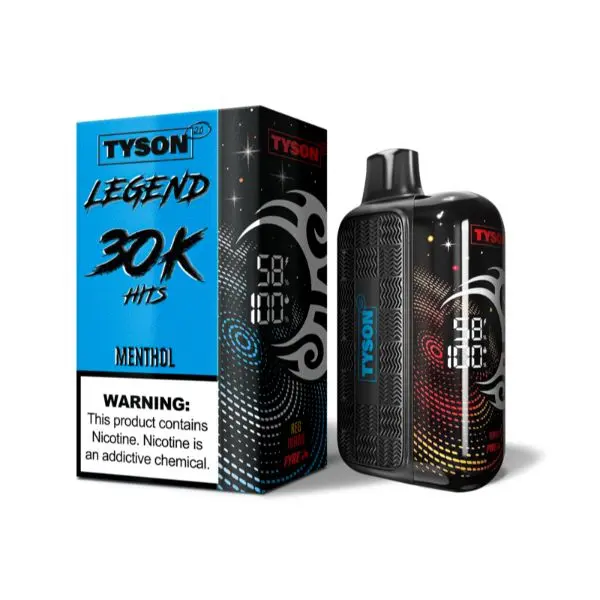 Tyson 2.0 Legend Nicotine Disposable 30,000 Puffs-Tyson-Menthol-NYC Glass