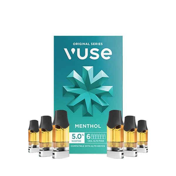Vuse Alto Menthol Pods | 1.8%, 2.4% & 5% Nicotine | NYC Glass 718 NYC GLASS 718 Vuse Alto Menthol Pods | 1.8%, 2.4% & 5% Nicotine | NYC Glass 718 NYC GLASS 718
